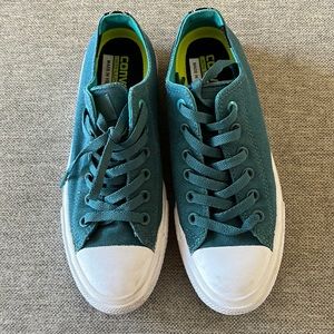 Converse Chuck Taylor, Women’s Sz 8.5, Teal, Lightly used